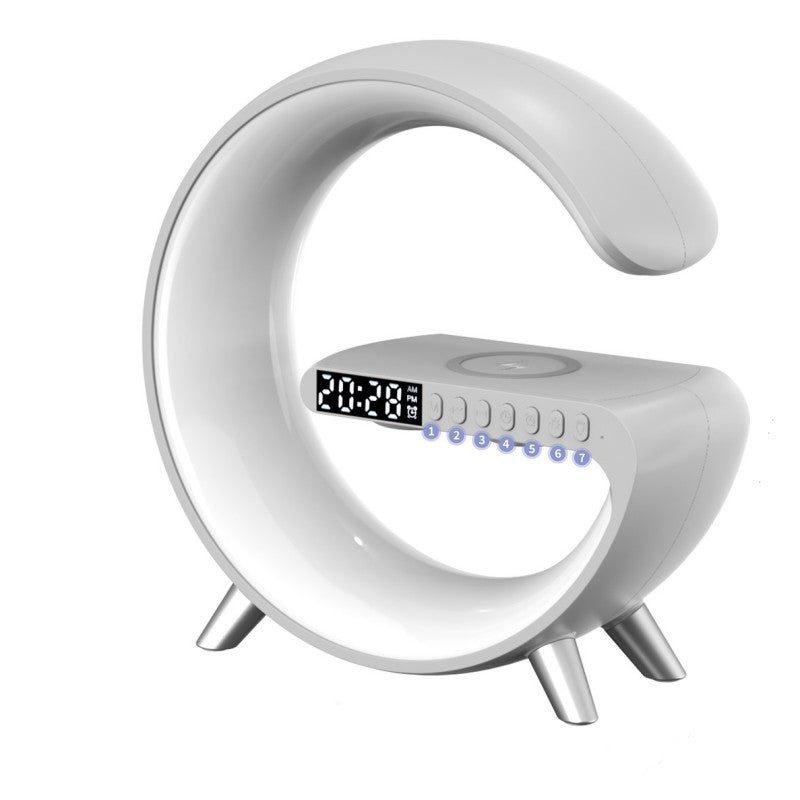 New Intelligent LED Lamp Bluetooth Speake Wireless Charger Atmosphere Lamp App Control