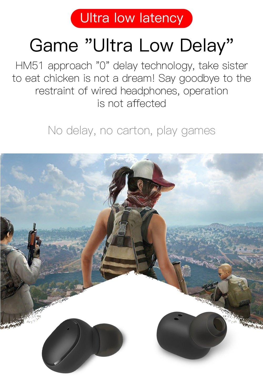 TWS E6S Bluetooth Earphones Wireless bluetooth headset Noise Cancelling Headsets With Microphone Headphones For Xiaomi Redmi
