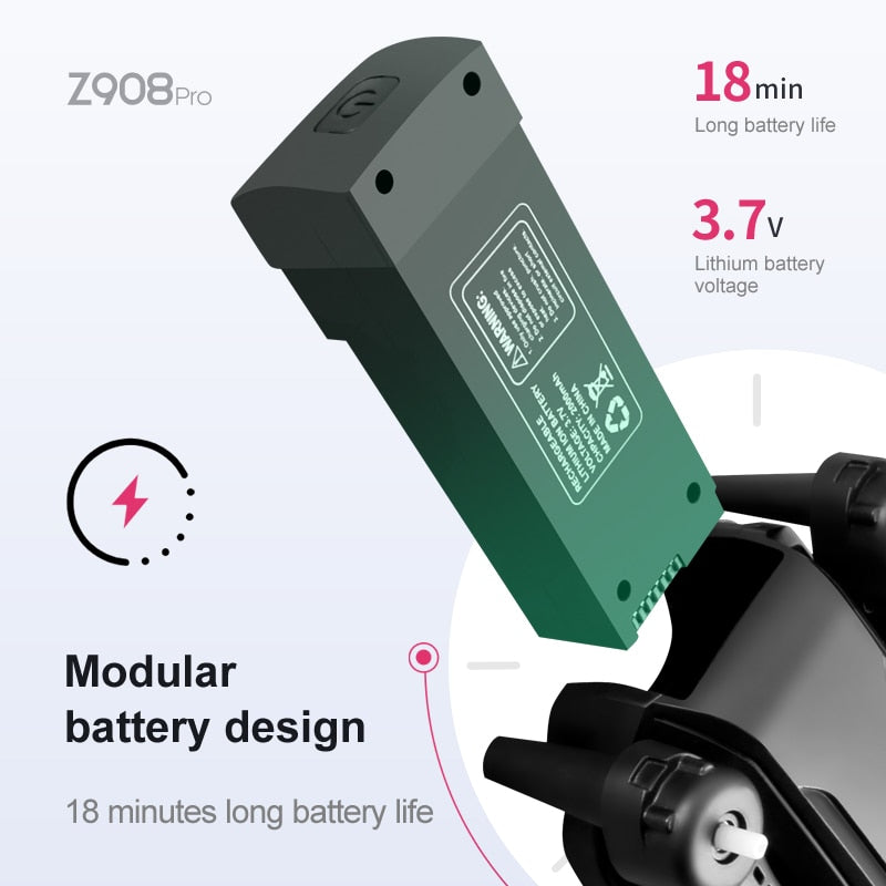 NEW Z908 Pro Drone 4K HD Professional ESC Dual Camera Optical Flow Localization 2.4G WIFi Obstacle Avoidance Quadcopter Toy