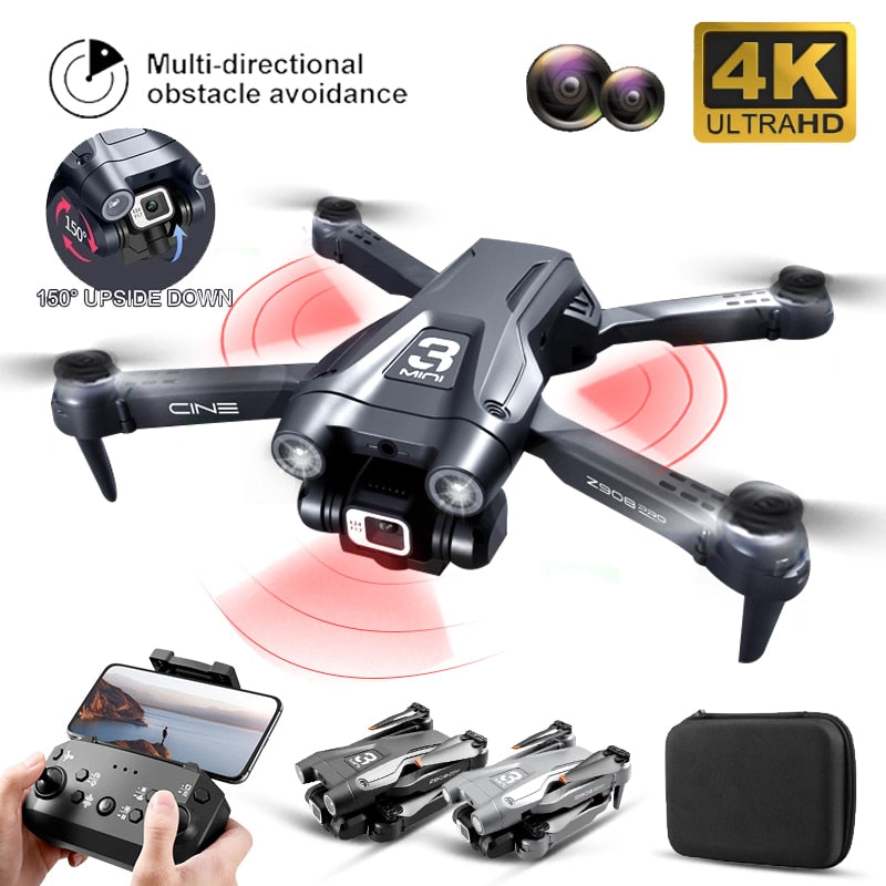 NEW Z908 Pro Drone 4K HD Professional ESC Dual Camera Optical Flow Localization 2.4G WIFi Obstacle Avoidance Quadcopter Toy