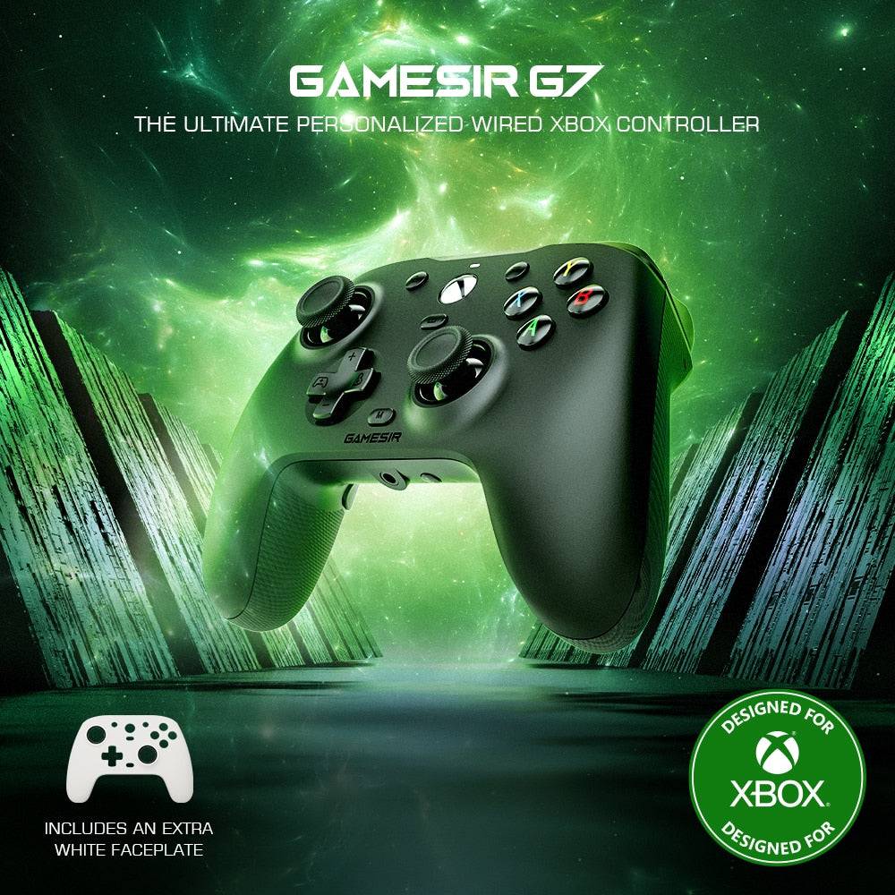 Game Sir G7 Xbox Gaming Controller Wired Gamepad for Xbox Series X, Xbox Series S, Xbox One, ALPS Joystick PC, Replaceable panels