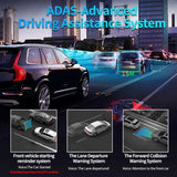 4K Dash Cam ADAS Wireless CarPlay Android Auto Car DVR 5G WiFi GPS Navigation Rearview Camera Dashboard Video Recorder