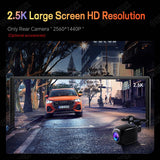 OBDPEAK T20 10.26" Dash Cam 2.5K Rearview Camera Carplay & Android Auto Smart Player  GPS Navigation Car DVR FM Mirror Monitor