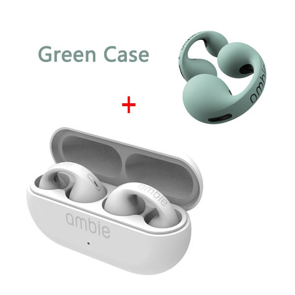 1:1 For Ambie Sound Earcuffs Upgrade Pro  Earring Wireless Bluetooth Earphones TWS Ear Hook Headset Sport Earbuds