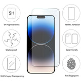 5Pcs Tempered Glass for IPhone 14 13 12 11 Pro Max Screen Protector for IPhone 12Mini 13Mini 7 8 14 Plus SE X XS XR 14Pro Glass