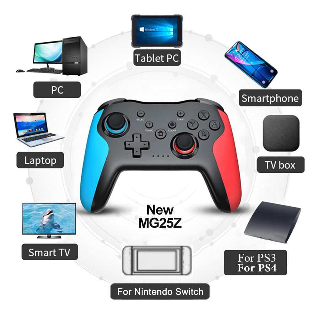 Original Wireless Controller BT For Nintendo Switch Pro PC PS3 Joystick Gamepad NFC Professional Lag-Free Gamepad