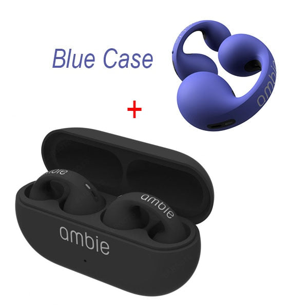 1:1 For Ambie Sound Earcuffs Upgrade Pro  Earring Wireless Bluetooth Earphones TWS Ear Hook Headset Sport Earbuds