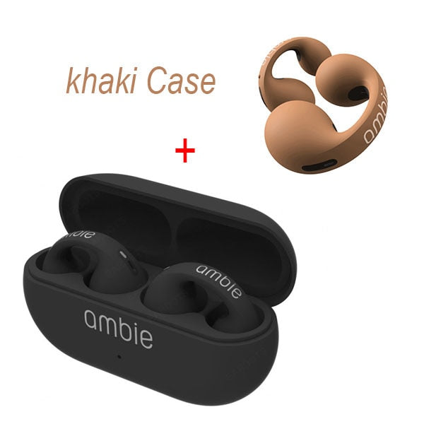 1:1 For Ambie Sound Earcuffs Upgrade Pro  Earring Wireless Bluetooth Earphones TWS Ear Hook Headset Sport Earbuds