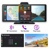 4K Dash Cam ADAS Wireless CarPlay Android Auto Car DVR 5G WiFi GPS Navigation Rearview Camera Dashboard Video Recorder